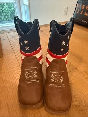 Powz Patriotic Cowboy Boots